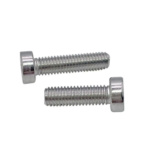 Top Notch 304 Stainless Steel Cheese Head Machine Screws With Phillips Drive in metric sizes, M3x8mm, pack of 100 screws.