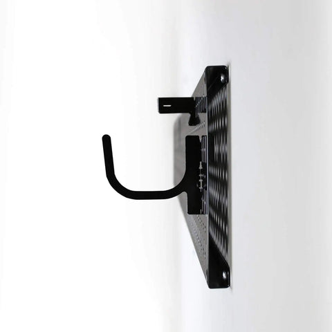 Garage Storage Wall Mount Pegboard System 64 Inch Wide Heavy Duty Metal Pegboard Set Black For Lawn And Garden Tools With 13 Strong Hooks And Brackets Easy To Install And Expandable