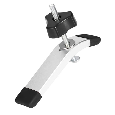Fast Acting Hold Down Clamp Set For T Slot And T Track Workholding with easy hand knob, metal build, and pressure plate detail.