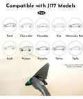 Next Level Smart EV Charger 11.5KW 48Amp Level Two Electric Vehicle Charging Station connector with car compatibility icons.