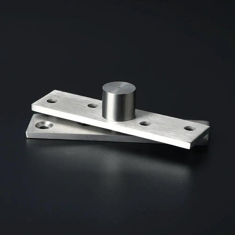 Heavy Duty 360 Degree Cabinet Pivot Hinge Smooth Spinning 304 Stainless Steel Secret Door Fixture Easy Peasy Diy Mount Built Tough No Sweat Installation Reliable Cupboard Hardware Set Size One Hundred Millimeters