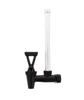 7.5 Inch Sight Glass Spigot for Travel and Large Gravity Fed Water Filter Systems with durable glass and metal fittings