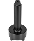 Bearing carrier retainer wrench tool for Mercury Mercruiser outdrives, black metal, front view