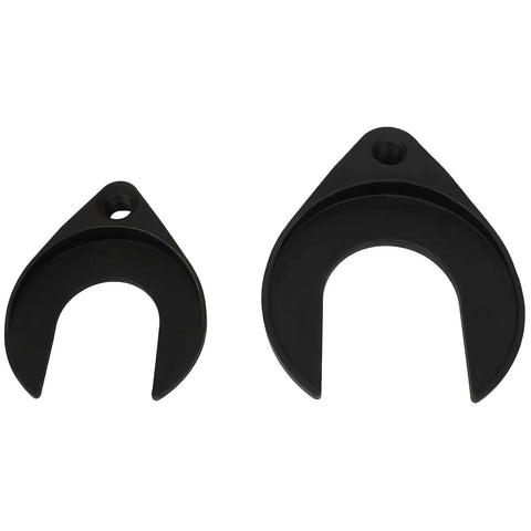 Heavy Duty Slide Hammer Puller Set Snug Fork Attachments for Fwd Half Shaft, black extraction forks size 48mm and 63mm.