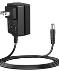 9V 500mA Guitar Pedal Power Supply For Most Effects Pedals AC Wall Charger With 5.5mm X 2.1mm Barrel Connector And Tip Negative 1.5m Cable Low Noise Interference Reduction For Smooth Pedalboard Power, black charger with cord