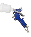 HVLP Paint Sprayer For Buttery Smooth House And Cabinet Finishing Hassle Free High Flow Air Spray Gun with aluminum body and cup.