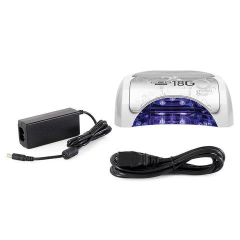 Front view of Pro Grade LED Nail Curing Lamp for Home or Salon Use, Fast Dry 36W Corded Nail Dryer With SafeLight Technology