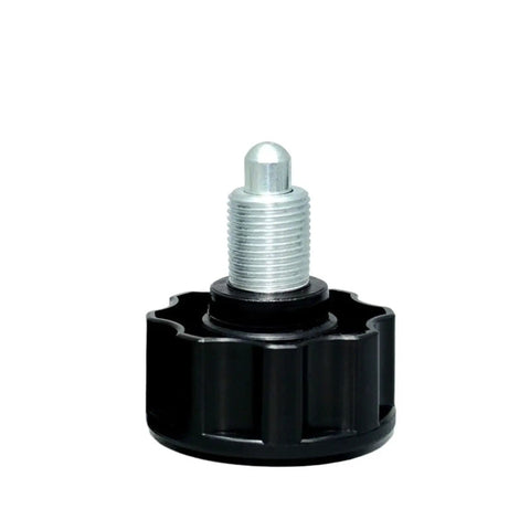 Pro Grade Mini Indexing Locking Plungers deliver real deal spring loaded positioning power, black and steel, precise M16 M18 threads