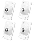 Set of four Stainless Steel Furniture Roller With Adhesive Sliders For Heavy Load Moving Washer Dryer Machine And Couch Glide Home Essentials