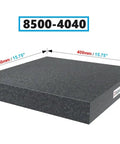 Grade A Granite Surface Plate 400 By 400 By 60 mm With Precision Ground Flatness Plus Or Minus 0.0001 Inch Meets GGG P 463C Standards
