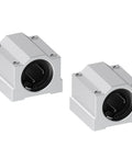 2 Pack SCS16UU Linear Ball Bearings 16mm ID 44mm Length Aluminum Slide Block for 3D Printer CNC Motion Guide