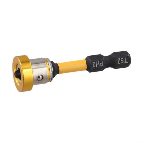 Strictly Straight Nail The Perfect Alignment Drywall Screw Driver Bits With Precision Depth Stop For Hassle Free Gypsum Wallboard And Plasterboard Installations Built Tough For Daily Pro Work, 50mm steel positioning bit.