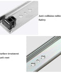 Heavy Duty Drawer Slides 750mm 30 Inch Ball Bearing Runners With 120kg Load Capacity Removable Bead Roller Rail Smooth Operation