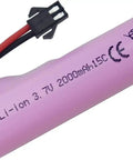 Three Pack 3.7V 2000mAh Lithium Batteries With USB Charging Cable for DE68 DE44 DE45W DE45 DE58 DE49 DE57 DE70 RC Cars