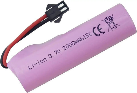 Three Pack 3.7V 2000mAh Lithium Batteries With USB Charging Cable for DE68 DE44 DE45W DE45 DE58 DE49 DE57 DE70 RC Cars