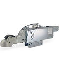 Demco hydraulic surge trailer brake actuator, side view, 12,500 lb capacity, 2 5/16 in ball, electric lockout solenoid