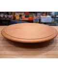 12 Inch Hand Turned Solid Wood Lazy Susan Serving Tray With Raised Rim For Kitchen Countertop And Dining Table Dope Yet Durable Organizer For Skincare Bath Products Pantry Accessories And Home Decor