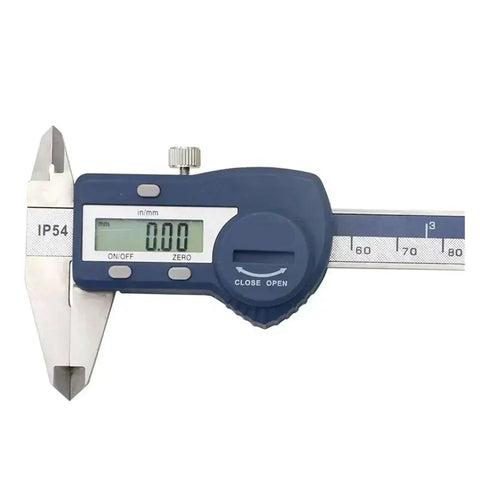 VZDRHYURI Stainless Steel Digital Caliper 4 "100mm Micrometer IP54 with digital display and measuring jaws.