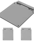 Three Pack Air Conditioning Control Wall Covers 86 Type Power Switch Protective Plates Gold Finish Plastic Decorative Button Guards