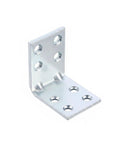 Steel L Bracket Set For Tackling Wobbly Furniture With 90 Degree Corner Braces For Shelves And Cabinets Includes Screws