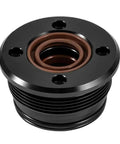 Premium Trim Cylinder End Cap Repair Kit For Penta Outboards Compatible With PreSealed 0872837 And 0768665 Replaces 3860881 Part Numbers Perfect Fix Keeps Water Out, black metal trim end cap