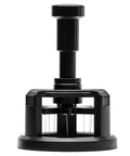 Automatic Rotation Wdt Coffee Needle Distributor Magnetic Base for 51mm portafilters, black and durable construction.
