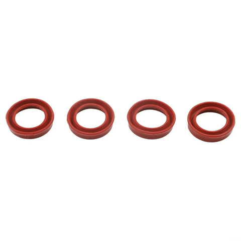 10 Pack Silicone Coffee Machine Seals for Espresso Makers Replacement Gaskets That Stop Leaks and Withstand High Heat Fits AEG Krups Siemens Melitta Miele and More Durable Easy Install Pro Grade Seal Kit, four red silicone gasket seals