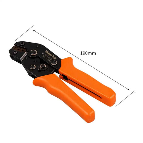 All In One 2.54mm Connector Crimping Tool Kit With 40 Pin Ribbon Cable And 1M Jumper Wires Includes Crimp Pins Terminals And Housing