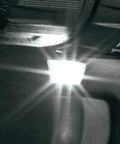 Close-up of LED light on Compact 18V Brushless One Half Inch Cordless Drill Driver Kit For Tight Spaces With Lightweight Ergonomic Grip