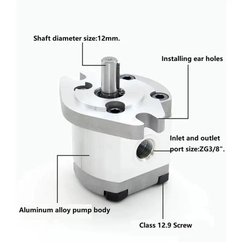 Upgrade your rig with this badass HGP-1A-F8R Hydraulic Gear Pump. Crafted from heavy-duty aluminum alloy, it delivers serious high-pressure performance for smooth oil transfer and reliable hydraulic system operation. Perfect replacement for HGP-1A-F6R