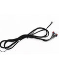 Sturdy Wire Harness For Laser Engravers Built Dope For Seamless Plug And Play Upgraded Replacement Cable Compatible With 20W 400X410Mm Cutters, black braided wiring with connectors.