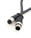 M12 8 Pin Male To Female Sensor Connector Cable Waterproof A Code Shielded Signal Cable For Industrial Automation 5M close-up