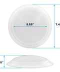 Six Inch LED Disk Light Dimmable Flush Mount Ceiling Fixture With Five CCT Options 2700K To 5000K 12.5W 1000LM Surface Mount