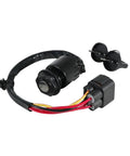 Durable Ignition Switch Lock Replacement Kit Fits Pioneer 700 Deluxe SXS700M2 M4 Side By Side UTV Comes With 2 Keys Aluminum Plastic Construction For Easy Install No Sweat Lockup Upgrade For Your Off Road Rig Built Badass., black ignition switch kit with 2 keys and wiring harness