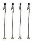 Four Magnetic Helping Hands Soldering Tool With Flexible Alligator Clip Arms And Magnetic Base shown upright
