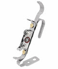 Ultimate TIG Wire Feeder Tool With Magnetic Base And Heat Shield For Alloy Filler Rods, side view showing detailed design.