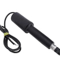 Dead Nuts Compatible Four And One Quarter Inch Electric Stroke Actuator With Heavy Duty Motor, black body and wiring.
