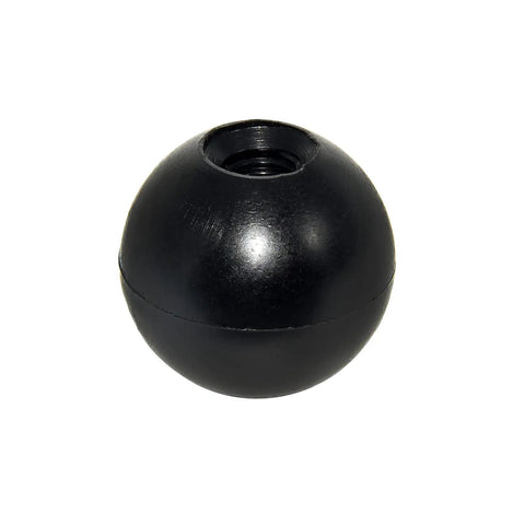 Smooth Turn Black Ball Knob Handle Round Plastic 10Mm Thread M10 X 40Mm Diameter Grippy Shop Tool Dial Real Solid Hardware Easy Grip Heavy Duty Adjustment Lever For Machinery Benches And Top Shelf Project Builds