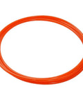 Durable Drive Belt Replacement For Bicycle Roller Trainer 5mm Width 185cm Perimeter Red TPU Exercise Band