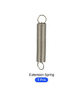 Beefy Stainless Steel Extension Spring Set 0.5mm Wire 5mm Outer Dia 30mm Length 5 Pieces Tension Springs For Home Repair Furniture