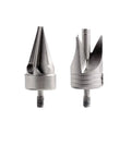VLD Inside Chamfer And Outside Deburring Tool Set For Case Prep Reloading Hardened Steel With Threaded Handle