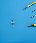 Top Tier Mini RC Wrench Equipped With M2 M2.5 M3 Cross Socket Configurations For Quick Fixes And Absolute No Sweat Scale Model Assembly That Really Hits Different on blue background.