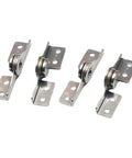 Stainless Steel Shaft Hinge Set For Folding Tables Windows Doors Wardrobes Cabinets And Boxes With Smooth Rotation Torque 2.0 Nm