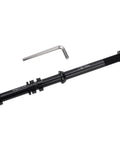 Beefed Up Heavy Duty Adjustable Thru Axle Skewer For Bike Trainers 12x142 to 148mm, CNC Aluminum Alloy, Black P1.5 shown with tool