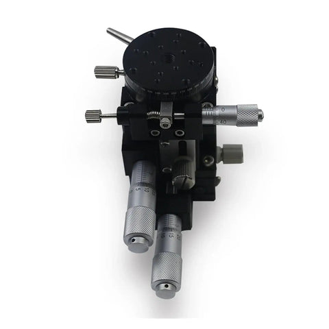 Motorized Rotary Positioning Stage With Fine Tuning For XZR Axis And 40C Optical Table Linear Guide Translation Lifting Table