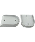 Non Slip Stair Stepper Pedals Gray Pair For Climbing Equipment Gym Gear Made From ABS Plastic Durable Replacement Parts With Easy Screw Installation For Cardio Workouts, gray pair