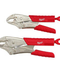 Torque Lock Locking Pliers Set 2 Piece Heavy Duty Locking Pliers For Quick Grips And Precise Torque One Hand Release Durable Alloy Build