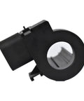 Rock Solid Battery Current Sensor For Chevy And Gm Rides No Stress Wire Up Snappy Fit Replacement For Enclave Malibu Silverado Camaro Cruze Truck Van Oem Specs, black plastic sensor with a round aperture.