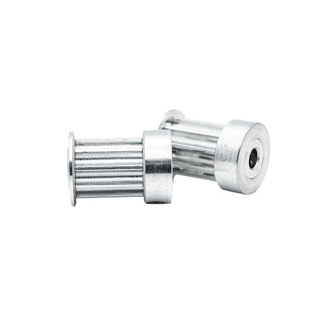 Rock Solid Htd 5M 10 Tooth Timing Pulley With Heavy Duty Keyway For Cnc Transmission Drives Smooth Operation That Cuts Down On Wear Straight Up Reliable Five Pack silver metal pulleys with grooves and keyway.