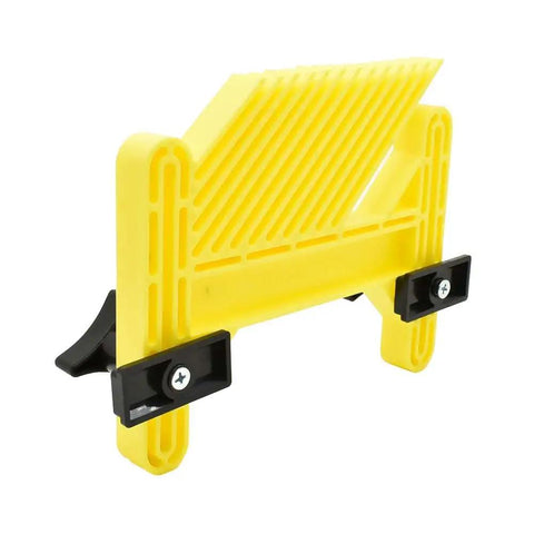 Pro Grade T Track Featherboard delivers rock solid hold for table saw and router table with sturdy yellow design and secure knobs.